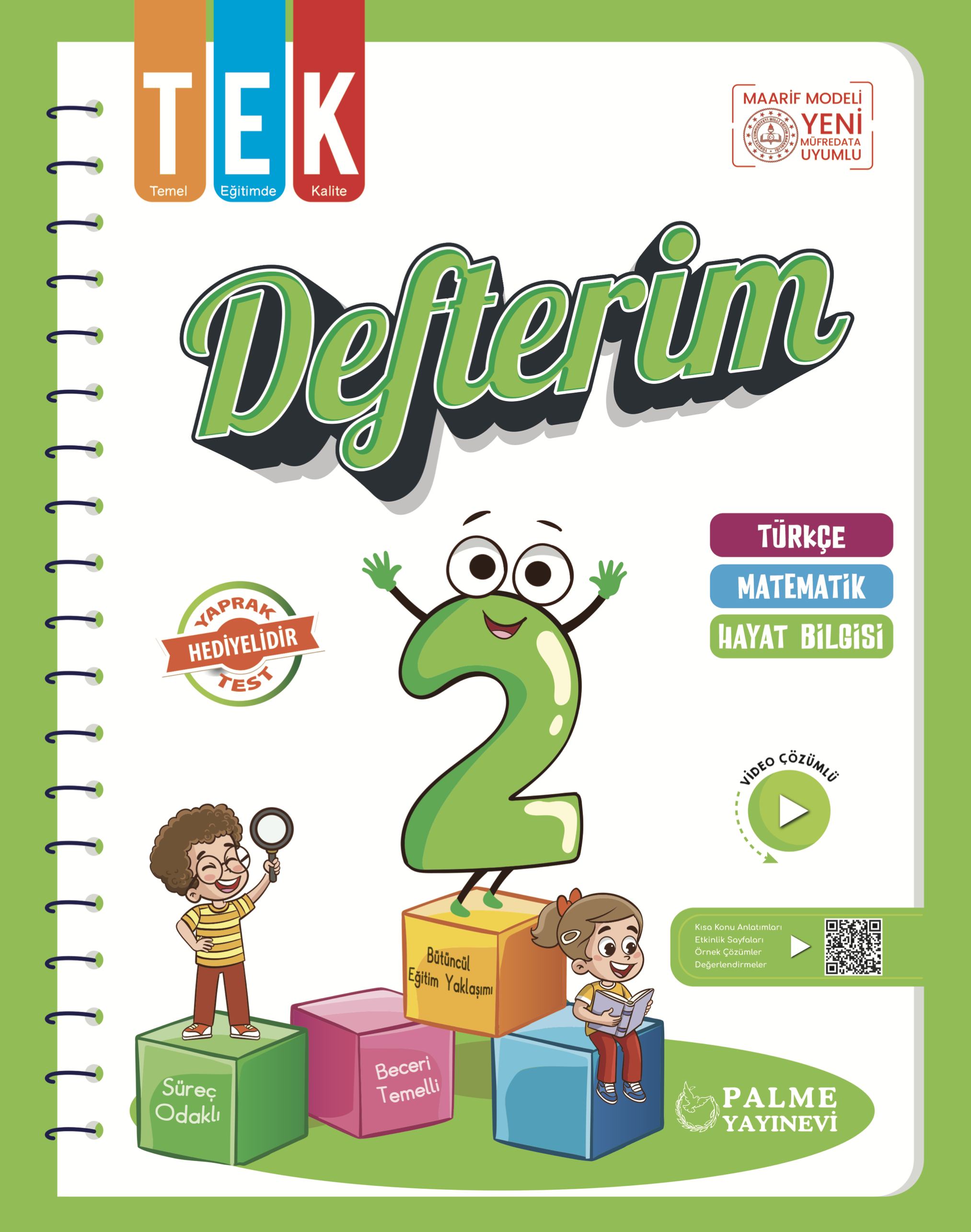 2. SINIF TEK DEFTERİM (TÜM DERSLER)